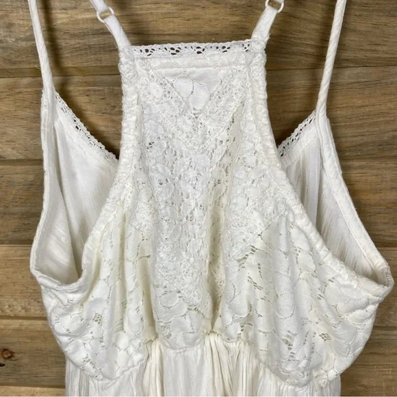 XS- Maxi Mossimo White Lace Dress - Picture 6 of 6